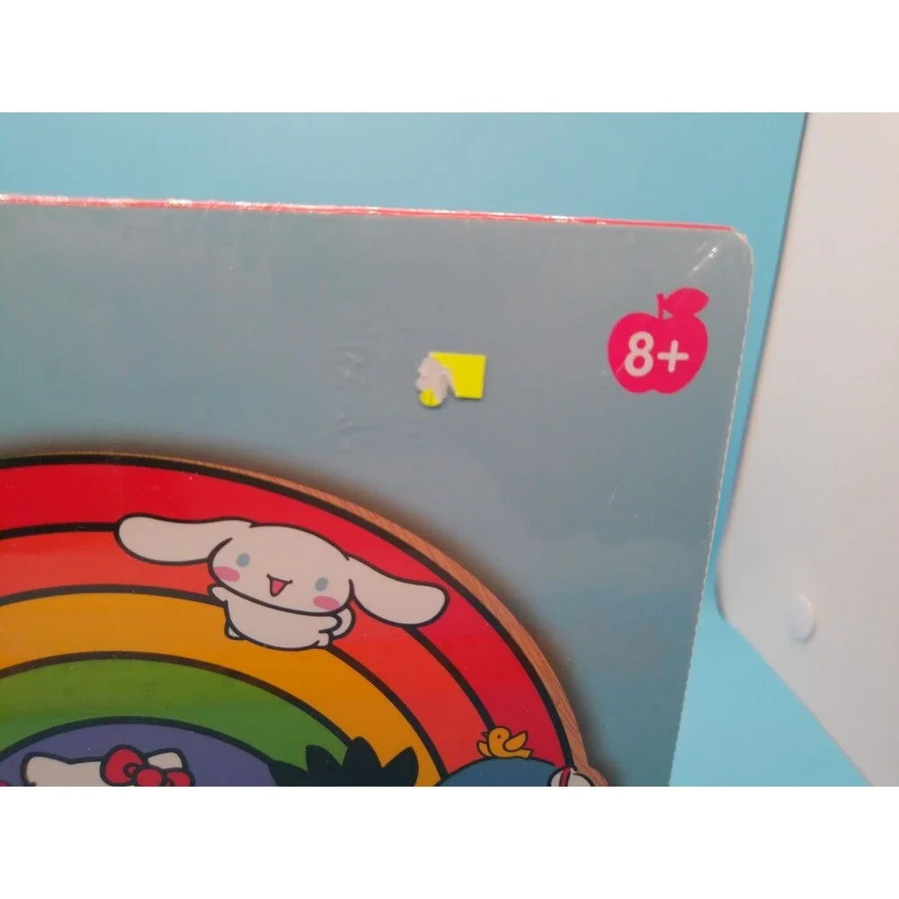 Sanrio - Hello Kitty and Friends Rainbow Wood Puzzle - 92 Pieces  16.56x11.14